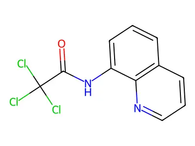 2,2,2-Trichloro-N-(quinolin-8-YL)acetamide structure