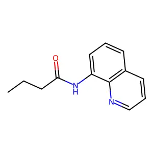 N-quinolin-8-ylbutanamide structure