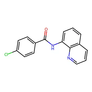 4-chloro-N-(quinolin-8-yl)benzamide structure