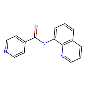 N-(quinolin-8-yl)pyridine-4-carboxamide structure