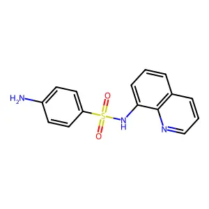 Benzenesulfonamide, 4-amino-N-8-quinolinyl- structure