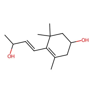 3-Cyclohexen-1-ol, 4-(3-hydroxy-1-butenyl)-3,5,5-trimethyl- structure