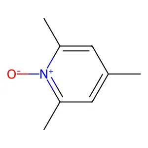 Pyridine, 2,4,6-trimethyl-, 1-oxide structure