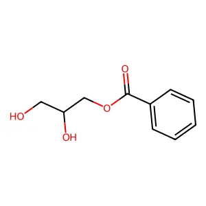 1-Monobenzoylglycerol structure