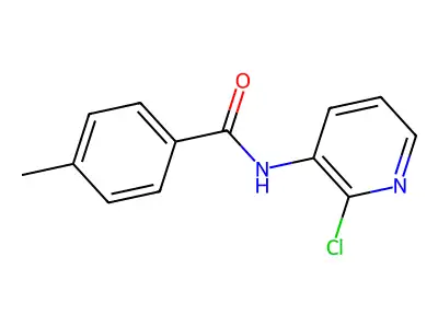 N-(2-chloropyridin-3-yl)-4-methylbenzamide structure