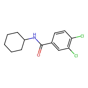 3,4-dichloro-N-cyclohexylbenzamide structure