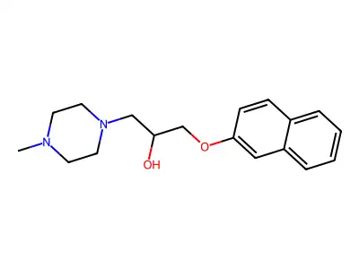 1-(4-Methylpiperazin-1-yl)-3-(naphthalen-2-yloxy)propan-2-ol structure