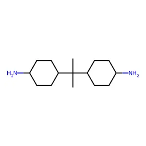 2,2-Bis(4-aminocyclohexyl)propane structure