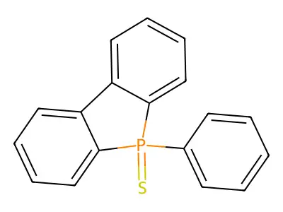 5H-Benzo[b]phosphindole, 5-phenyl-, 5-sulfide structure