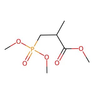 Methyl 3-(dimethoxyphosphoryl)-2-methylpropanoate structure