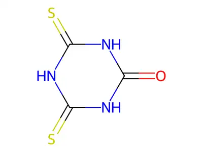 Dithiocyanuric acid structure