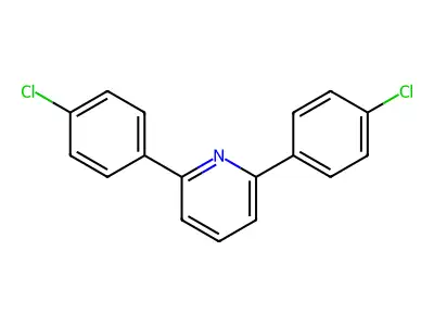 2,6-Bis(4-chlorophenyl)pyridine structure