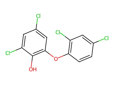 2,4-Dichloro-6-(2,4-dichlorophenoxy)phenol structure