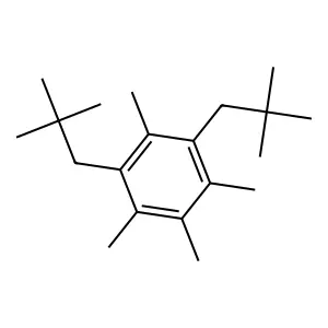 Benzene, 1,3-bis(2,2-dimethylpropyl)-2,4,5,6-tetramethyl- structure