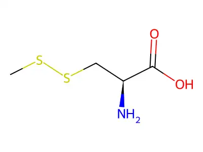 3-(Methyldithio)-L-alanine structure