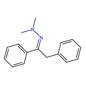 N-(1,2-Diphenylethylideneamino)-N-methyl-methanamine structure