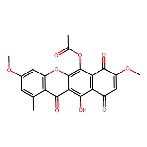Monoacetyl-O-bikaverin structure