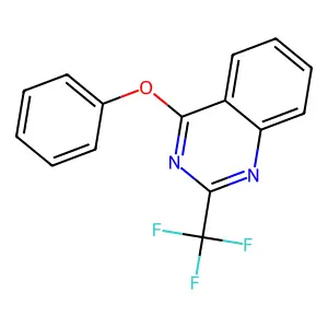 4-Phenoxy-2-(trifluoromethyl)quinazoline structure