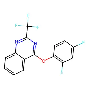 4-(2,4-Difluorophenoxy)-2-(trifluoromethyl)quinazoline structure