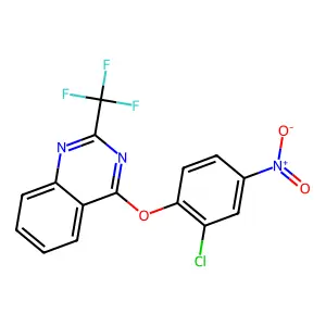 4-(2-Chloro-4-nitrophenoxy)-2-(trifluoromethyl)quinazoline structure