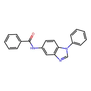 N-(1-phenylbenzimidazol-5-yl)benzamide structure
