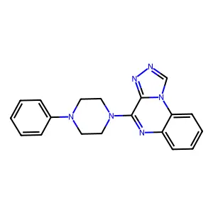 4-(4-Phenylpiperazino)[1,2,4]triazolo[4,3-a]quinoxaline structure