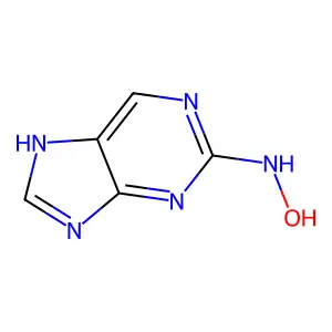 2H-Purin-2-one, 1,7-dihydro-, oxime structure