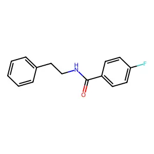 4-fluoro-N-phenethylbenzamide structure