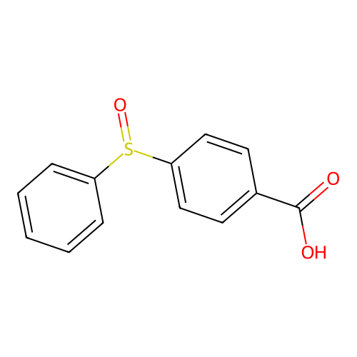4-Benzenesulfinyl-benzoic acid structure