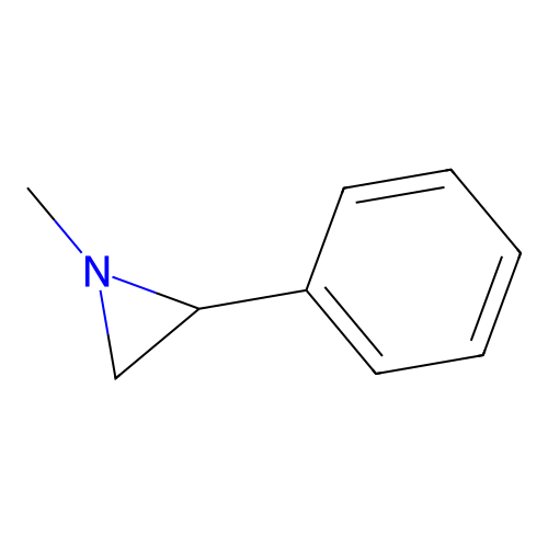 Phenyl-N-methylaziridine structure