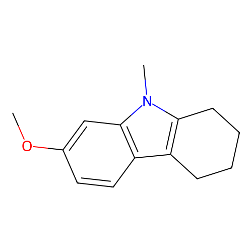 7-Methoxy-9-methyl-1,2,3,4-tetrahydrocarbazole structure