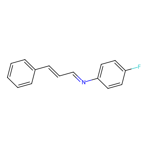 N-(4-fluorophenyl)-3-phenylprop-2-en-1-imine structure