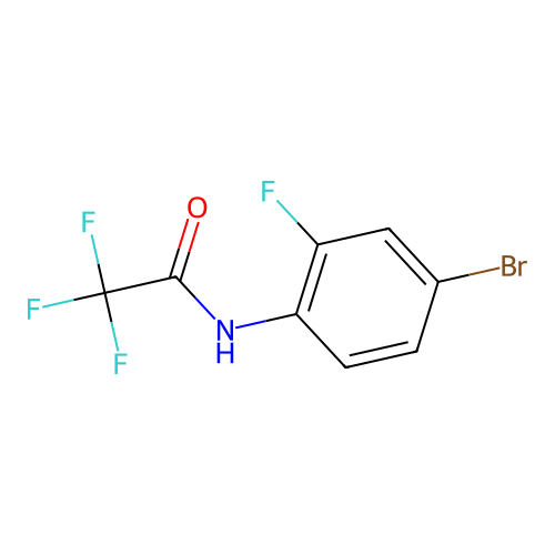N-(4-bromo-2-fluorophenyl)-2,2,2-trifluoroacetamide structure