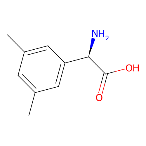 (R)-2-Amino-2-(3,5-dimethylphenyl)acetic acid structure