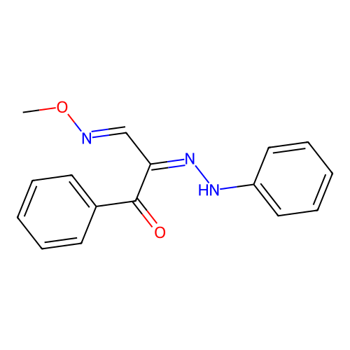 3-(Methoxyimino)-1-phenyl-2-(2-phenylhydrazin-1-ylidene)propan-1-one structure