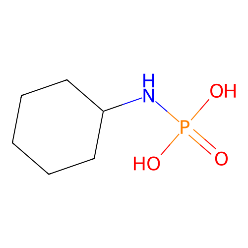 Phosphoric acid cyclo-hexylamide structure