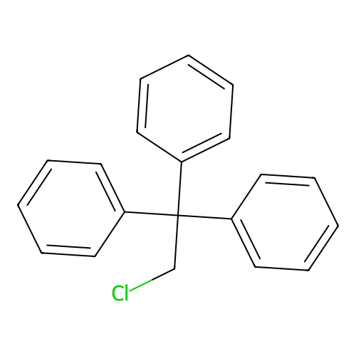 (2-Chloro-1,1-diphenylethyl)benzene structure