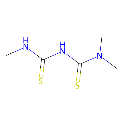 1,1-Dimethyl-3-(methylcarbamothioyl)thiourea structure
