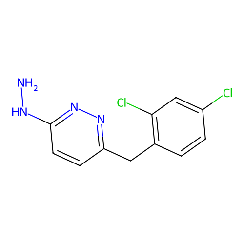 3-(2,4-Dichlorobenzyl)-6-hydrazinopyridazine structure