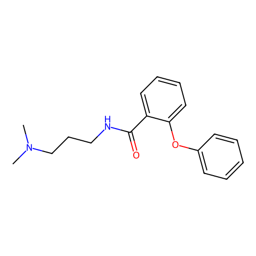 N-[3-(dimethylamino)propyl]-2-phenoxybenzamide structure