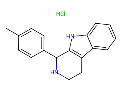 1-(4-methylphenyl)-2,3,4,9-tetrahydro-1H-pyrido[3,4-b]indole structure