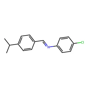 N-(4-Isopropylbenzylidene)-4-chloroaniline structure