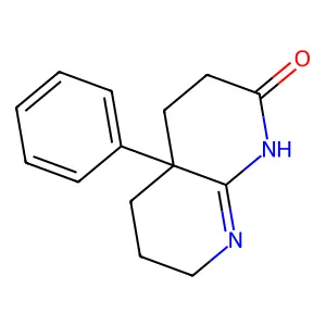 4a-Phenyl-1,3,4,5,6,7-hexahydro-1,8-naphthyridin-2-one structure