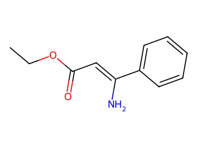 Ethyl 3-amino-3-phenylprop-2-enoate structure