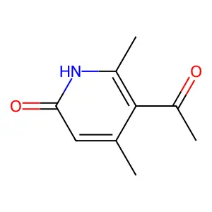 5-acetyl-4,6-dimethyl-1H-pyridin-2-one structure