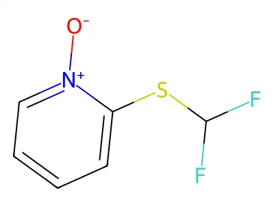 2-[(Difluoromethyl)sulfanyl]-1-pyridiniumolate structure