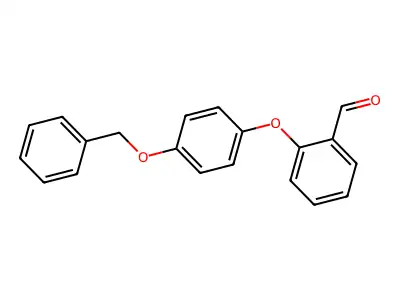 2-[4-(Benzyloxy)phenoxy]benzenecarbaldehyde structure