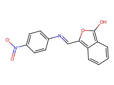 (Z)-3-((4-Nitrophenylamino)methylene)isobenzofuran-1(3H)-one structure