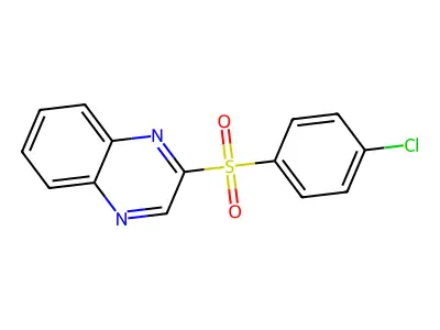2-(4-Chlorophenyl)sulfonylquinoxaline structure
