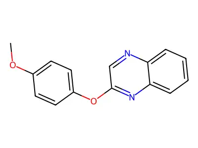 2-(4-Methoxyphenoxy)quinoxaline structure